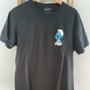 The Smurfs mushroom t shirt